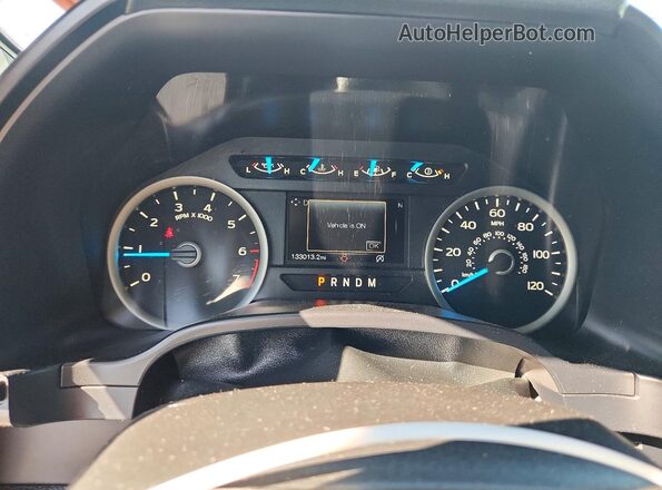 1FTEW1EG7HKC84503 2017 FORD F150 Silver Вид щитка приладів
