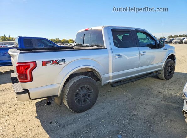 1FTEW1EG7HKC84503 2017 FORD F150 Silver Задня права чверть