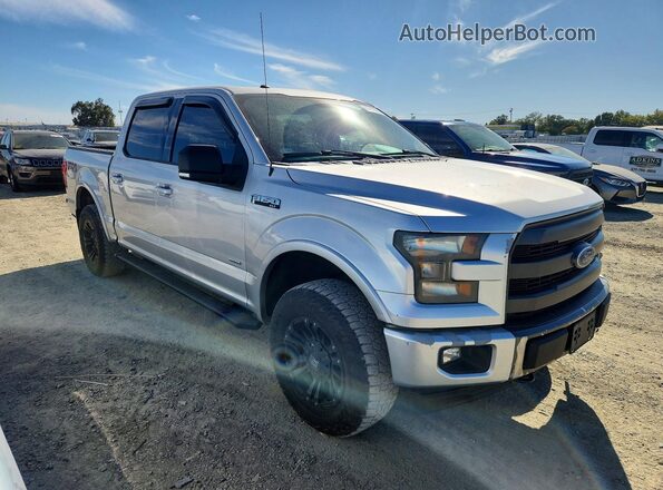 1FTEW1EG7HKC84503 2017 FORD F150 Silver Передня права чверть
