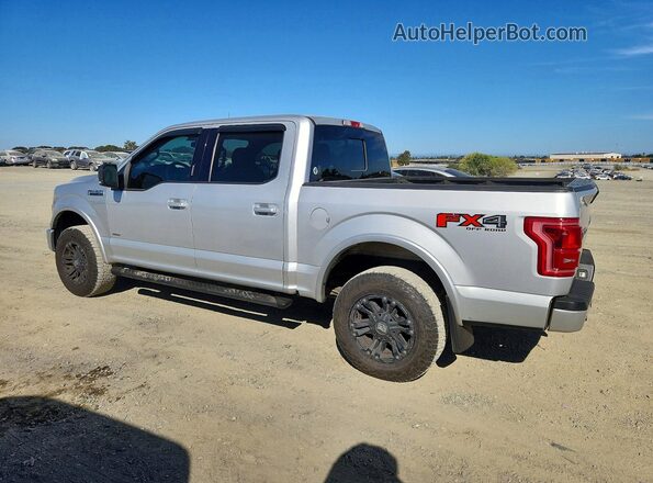1FTEW1EG7HKC84503 2017 FORD F150 Silver Задня ліва чверть