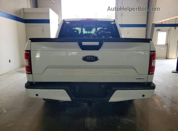 1FTEW1EG7JFE20000 2018 FORD F150 White Вид ззаду