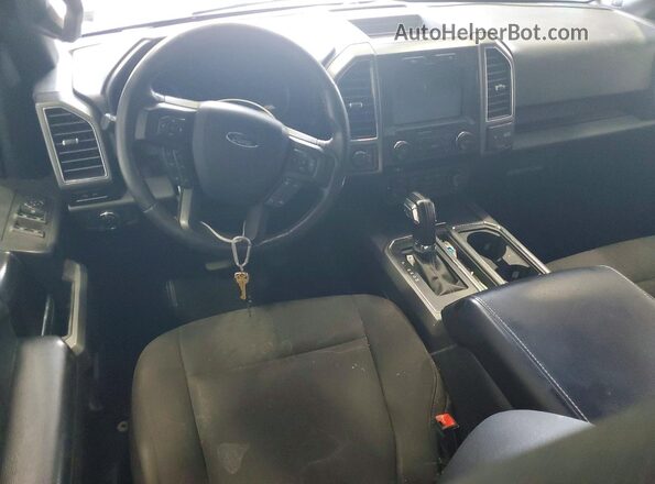 1FTEW1EG7JFE20000 2018 FORD F150 White Вид панелі приладів