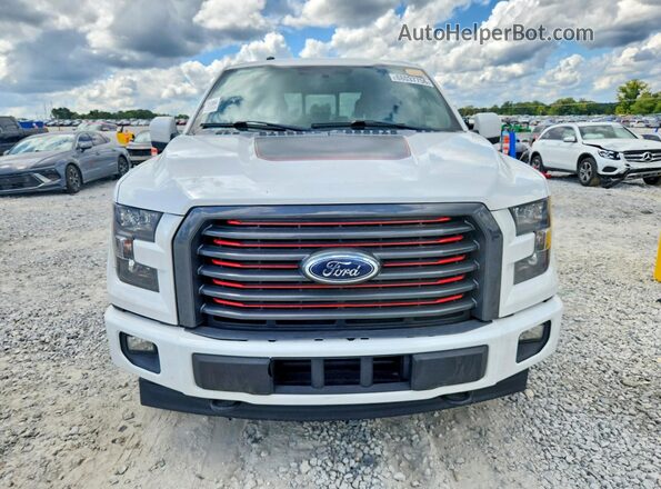 1FTEW1EG8HFB05992 2017 FORD F150 White Widok z przodu