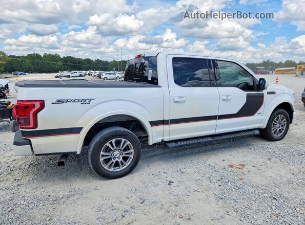 1FTEW1EG8HFB05992 2017 FORD F150 White Tył prawy