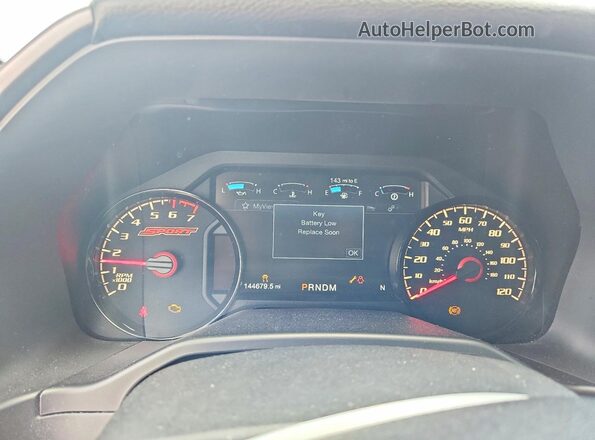 1FTEW1EG8HFB05992 2017 FORD F150 White Widok zestawu wskaźników