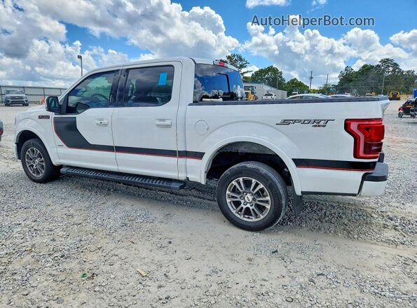 1FTEW1EG8HFB05992 2017 FORD F150 White Tył lewy