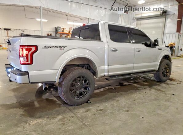 1FTEW1EG9GKE86807 2016 FORD F150 Silver Задня права чверть