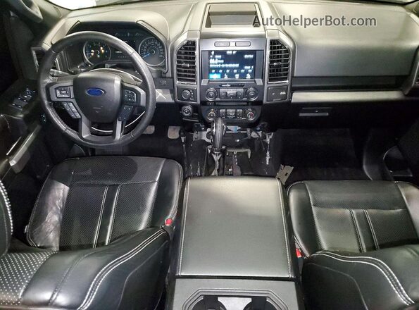 1FTEW1EG9GKE86807 2016 FORD F150 Silver Вид панелі приладів