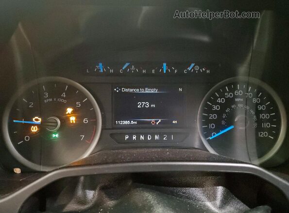 1FTEW1EG9GKE86807 2016 FORD F150 Silver Вид щитка приладів