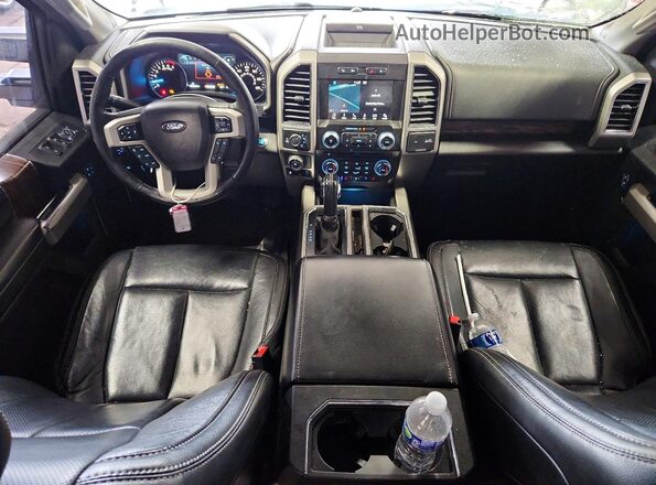 1FTEW1EG9JFB62093 2018 FORD F150 White Widok deski rozdzielczej