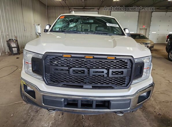 1FTEW1EG9JFB62093 2018 FORD F150 White Widok z przodu