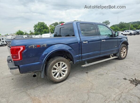 1FTEW1EGXGFA46877 2016 FORD F150 Blue უკანა მარჯვენა