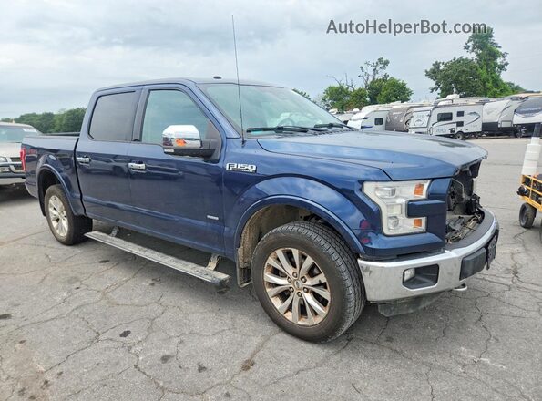 1FTEW1EGXGFA46877 2016 FORD F150 Blue წინა მარჯვენა