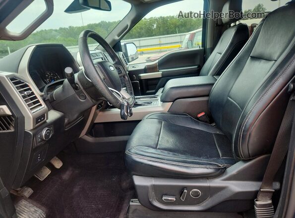 1FTEW1EGXGFA46877 2016 FORD F150 Blue წინა სალონის ხედი