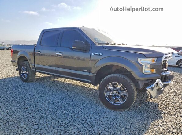 1FTEW1EGXGKE95824 2016 FORD F150 Серый Передняя правая четверть