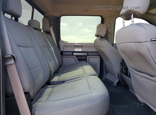 1FTEW1EGXGKE95824 2016 FORD F150 Серый Вид задних сидений