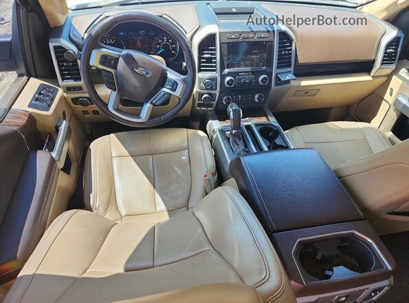 1FTEW1EGXJKD63346 2018 FORD F150 White Widok deski rozdzielczej