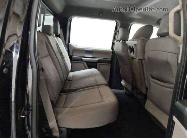 1FTEW1EP0GFB83293 2016 FORD F150 Black Vista de los asientos traseros