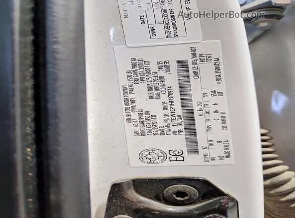 1FTEW1EP1HFB70974 2017 FORD F150 White Engine compartment view