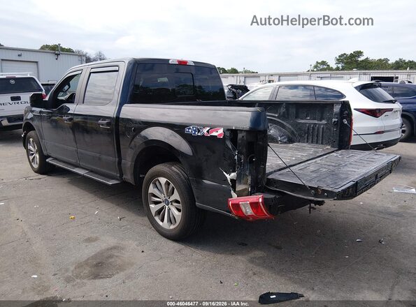 1FTEW1EP1JFE06612 2018 FORD F150 Black Tył lewy