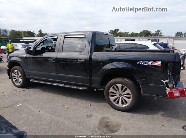 1FTEW1EP1JFE06612 2018 FORD F150 Black Widok wnętrza 360 stopni