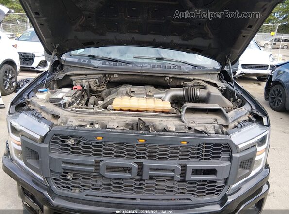 1FTEW1EP1JFE06612 2018 FORD F150 Black Widok z tyłu