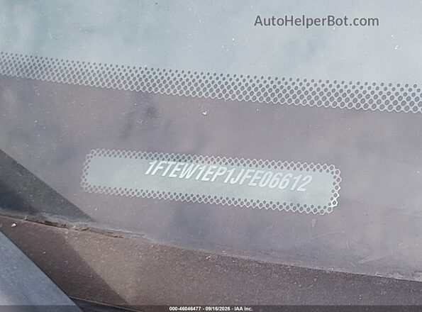 1FTEW1EP1JFE06612 2018 FORD F150 Black 