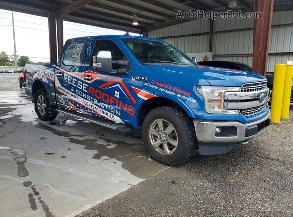 1FTEW1EP1KKC55408 2019 FORD F150 Blue Առջևի աջ