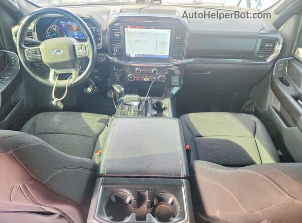 1FTEW1EP1MFA68522 2021 FORD F150 Blue Вид панелі приладів