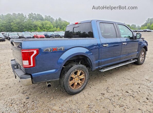 1FTEW1EP2HFA06343 2017 FORD F150 Blue Հետևի աջ