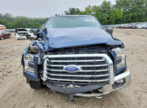 1FTEW1EP2HFA06343 2017 FORD F150 Blue Դիմացի տեսք
