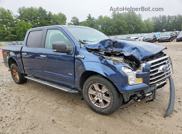 1FTEW1EP2HFA06343 2017 FORD F150 Blue Առջևի աջ