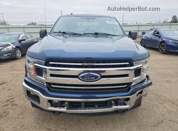 1FTEW1EP2JFA30146 2018 FORD F150 Blue Դիմացի տեսք