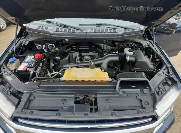 1FTEW1EP2JFA30146 2018 FORD F150 Blue Սալոնի հետևի տեսք