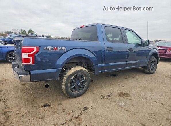 1FTEW1EP2JFA30146 2018 FORD F150 Blue Հետևի աջ