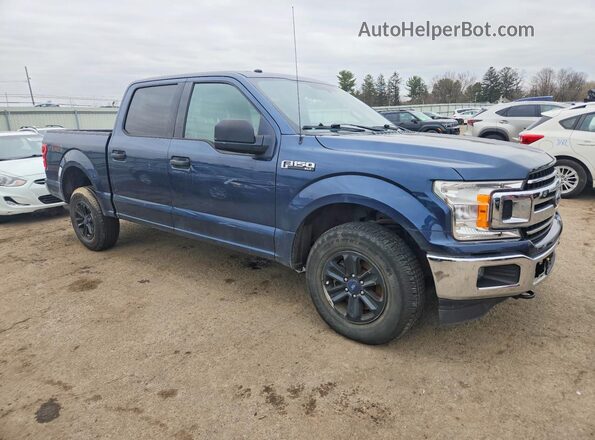 1FTEW1EP2JFA30146 2018 FORD F150 Blue Առջևի աջ