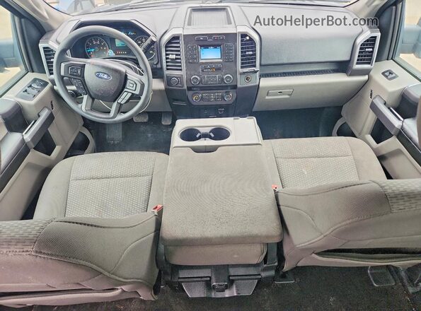 1FTEW1EP2JFA30146 2018 FORD F150 Blue Առջևի վահանակի տեսք