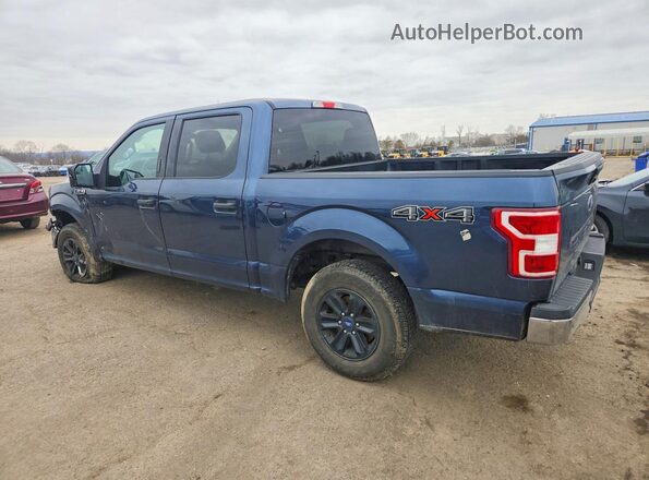 1FTEW1EP2JFA30146 2018 FORD F150 Blue Հետևի ձախ