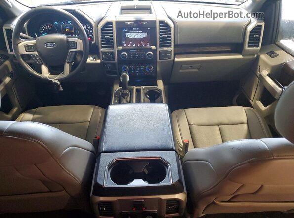 1FTEW1EP2KFA52620 2019 FORD F150 White წინა პანელის ხედი
