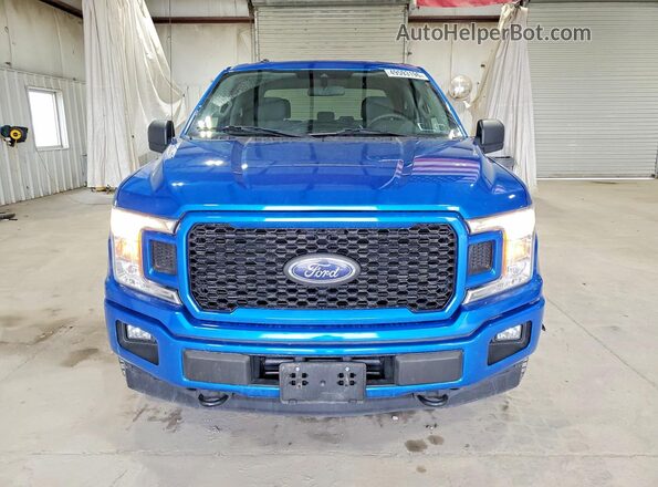 1FTEW1EP2KFB87631 2019 FORD F150 Blue Widok z przodu