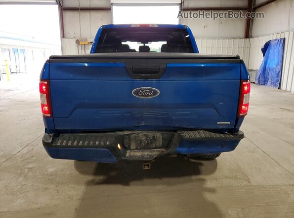 1FTEW1EP2KFB87631 2019 FORD F150 Blue Widok z tyłu