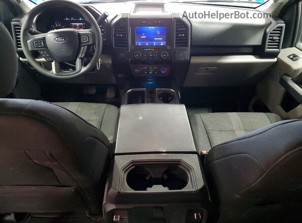 1FTEW1EP2KFB87631 2019 FORD F150 Blue Widok deski rozdzielczej