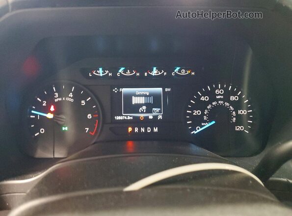 1FTEW1EP2KFB87631 2019 FORD F150 Blue Widok zestawu wskaźników