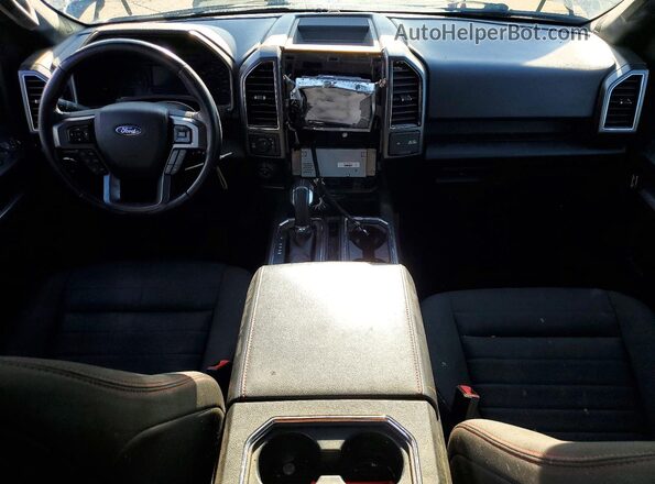 1FTEW1EP2LFA09669 2020 FORD F150 Gray Dashboard view