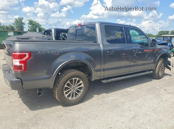 1FTEW1EP2LFB52833 2020 FORD F150 Gray Trasero derecho