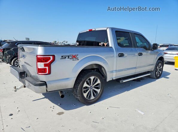 1FTEW1EP2LKE59409 2020 FORD F150 Silver Задня права чверть