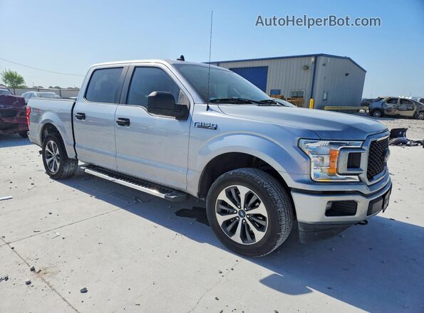 1FTEW1EP2LKE59409 2020 FORD F150 Silver Передня права чверть