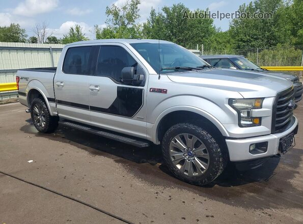 1FTEW1EP3GFC98793 2016 FORD F150 Silver Przód prawy