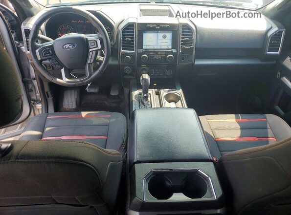 1FTEW1EP3GFC98793 2016 FORD F150 Silver Widok deski rozdzielczej