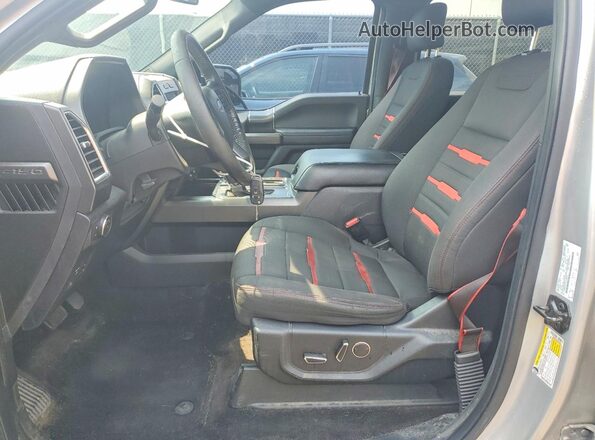 1FTEW1EP3GFC98793 2016 FORD F150 Silver Widok wnętrza z przodu